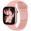 Tech-Protect Silicone correa para Apple Watch 8/9/10/11/12/SE/Ultra 44/45/46/49 mm, rosa empolvado