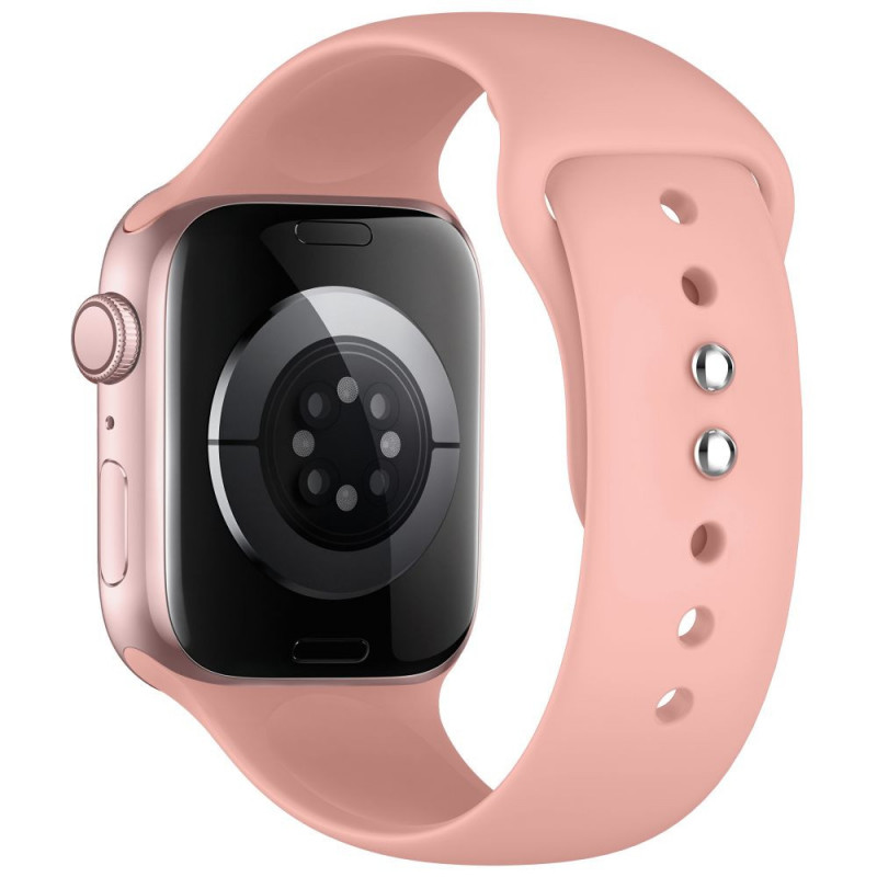 Tech-Protect Silicone correa para Apple Watch 8/9/10/11/12/SE/Ultra 44/45/46/49 mm, rosa empolvado