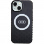 Funda Audi IML Big Logo MagSafe para iPhone 15 / 14 / 13, negra (AUDI000075)
