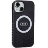 Funda Audi IML Big Logo MagSafe para iPhone 15 / 14 / 13, negra (AUDI000075)