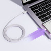 Cable Joyroom S-A14 Multi-Color Series USB-C - USB-C, 60 W, 480 Mbps, 1,2 m, blanco (S-CC100A141W)