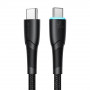 Joyroom Starry Series SA32-CC3 cable USB-C - USB-C, 60 W, 480 Mbps, 1 m, negro