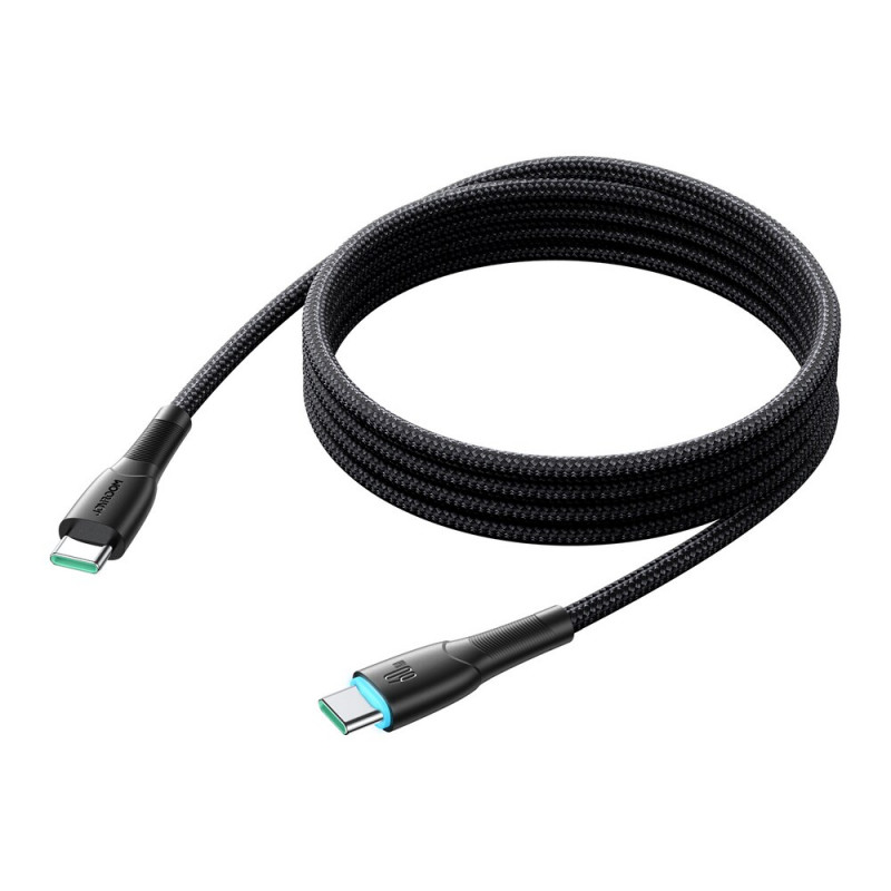 Joyroom Starry Series SA32-CC3 cable USB-C - USB-C, 60 W, 480 Mbps, 1 m, negro