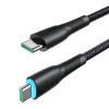 Joyroom Starry Series SA32-CC3 cable USB-C - USB-C, 60 W, 480 Mbps, 1 m, negro