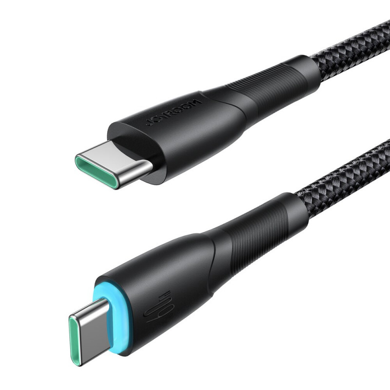 Joyroom Starry Series SA32-CC3 cable USB-C - USB-C, 60 W, 480 Mbps, 1 m, negro