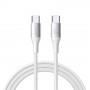 Joyroom Flash Series S-A28 cable USB-C - USB-C, 60 W, 480 Mbps, 1 m, blanco