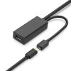 Cable alargador UGREEN US175 USB 3.0 con puerto de alimentación micro USB, 5 m, negro