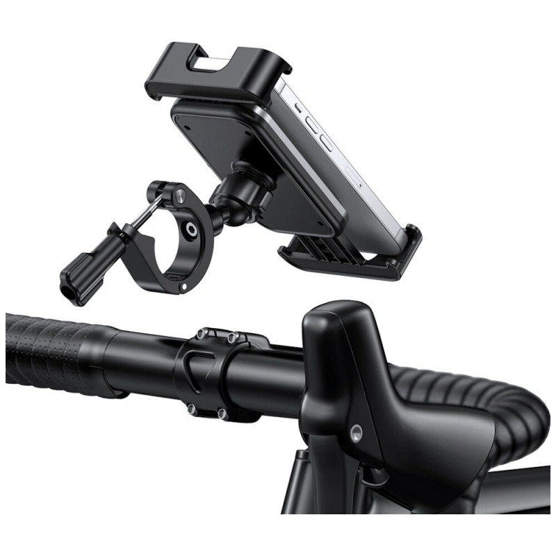 Soporte de móvil para bicicleta USAMS ZJ082, negro