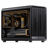 Jonsbo D33 STD caja de PC, minicaja, mATX, cristal templado, negra (D33 STD BLACK)