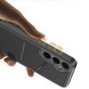 Dux Ducis funda Rafi II para Samsung Galaxy S25 con soporte y cartera, negra