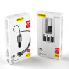 Dudao R5ProN cargador de coche con cable 3 en 1 integrado (Lightning / USB-C / micro USB), 3,4 A, 1 m, negro