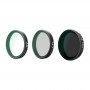 Telesin set de filtros CPL/VND8/UV para DJI Osmo Action 6 (3 uds.)