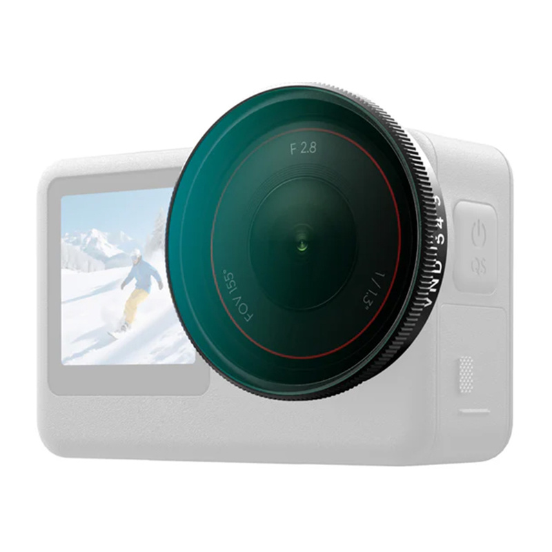 Telesin set de filtros CPL/VND8/UV para DJI Osmo Action 6 (3 uds.)