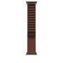 Apple Alpine Loop correa para smartwatch 49 mm, burdeos, talla grande, acabado de titanio negro, MKF24ZM/A