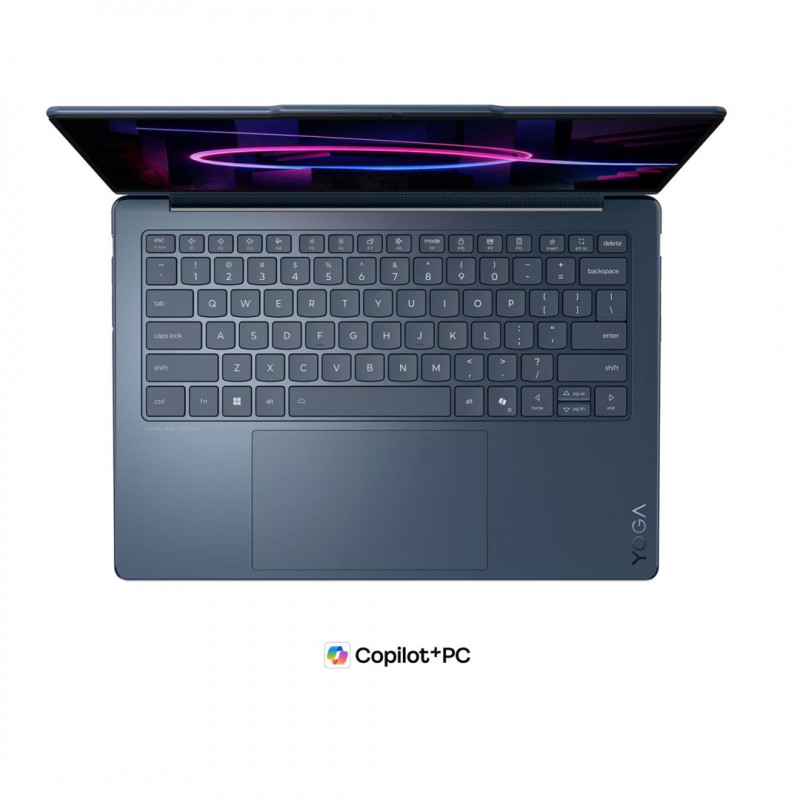 Lenovo Yoga 9i 2-in-1 Aura Edition 14IPH11 83SE001XPB portátil, 14" 2,8K OLED táctil, Intel Core Ultra 7 355, 32 GB RAM, SSD de 512 GB, azul