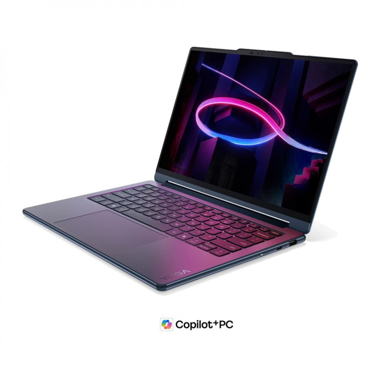 Lenovo Yoga 9i 2-in-1 Aura Edition 14IPH11 83SE001XPB portátil, 14" 2,8K OLED táctil, Intel Core Ultra 7 355, 32 GB RAM, SSD de 512 GB, azul