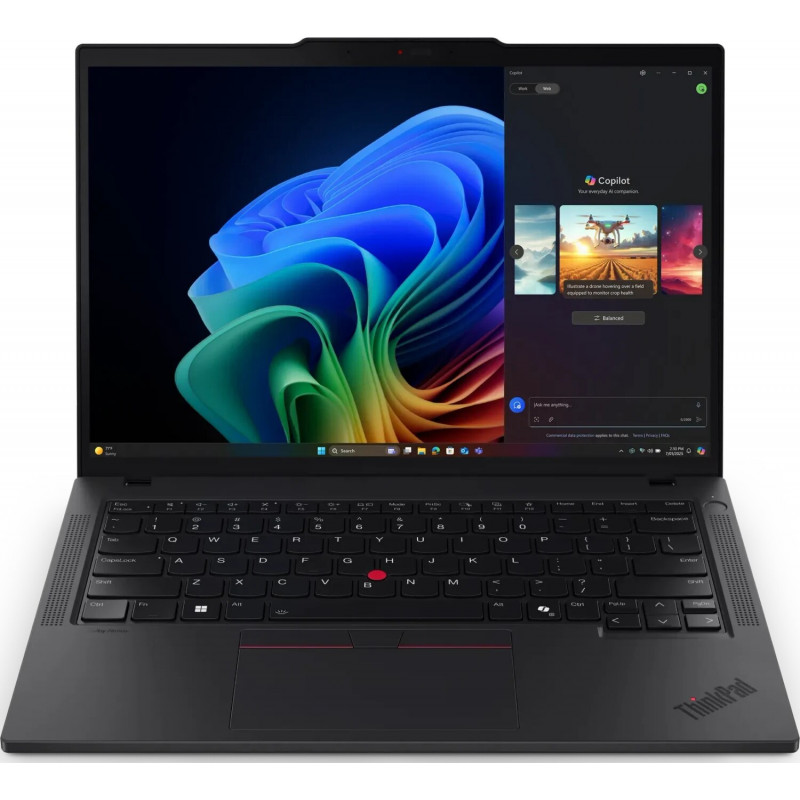 Lenovo ThinkPad T14 Gen 6 21QG00DAGE portátil, 14" WUXGA, Intel Core Ultra 5 228V, 32 GB RAM, SSD de 512 GB, Windows 11 Pro, negro