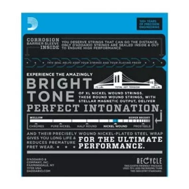 D'Addario EXL120 Super Light cuerdas para guitarra eléctrica, 9-42