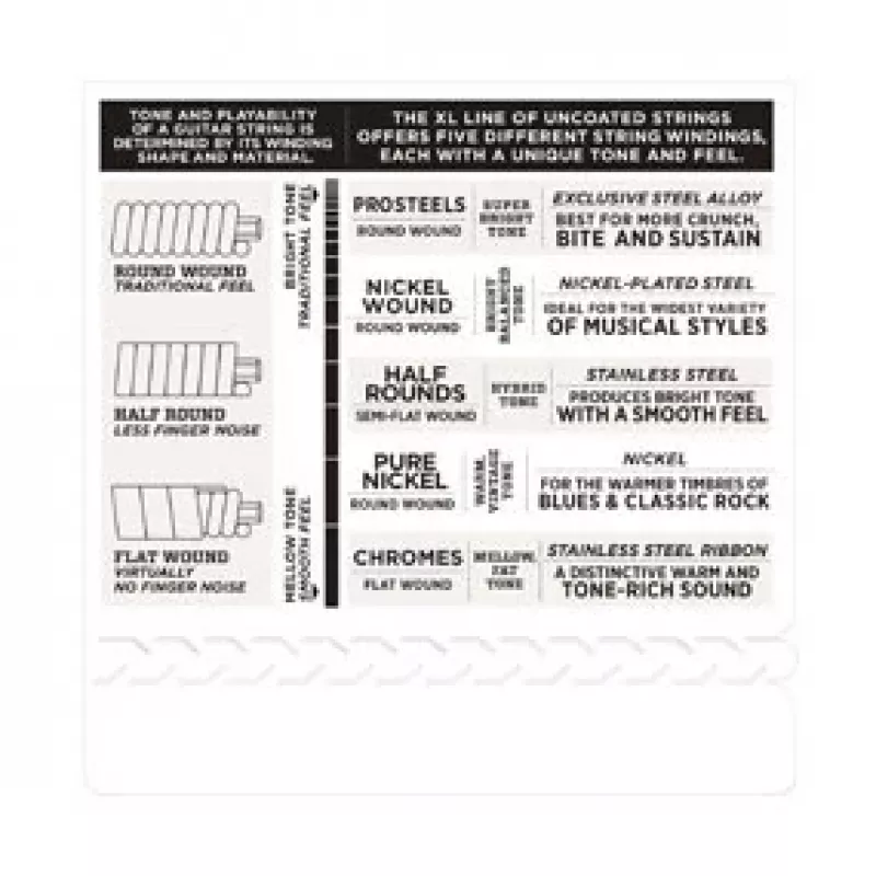 D'Addario EXL125 XL Nickel Round Wound cuerdas para guitarra eléctrica, 9-46