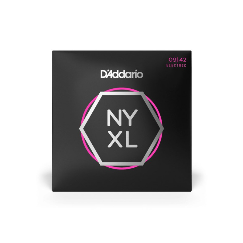 D'Addario NYXL0942 cuerdas para guitarra eléctrica, 09–42