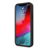 BMW BMHCP12MRSPPR Curve Perforate funda rígida de piel para Apple iPhone 12 / 12 Pro, roja