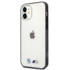 Funda rígida BMW BMHCP12SMBTOK Sandblast para Apple iPhone 12 mini, transparente