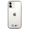 Funda rígida BMW BMHCP12SMBTOK Sandblast para Apple iPhone 12 mini, transparente