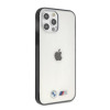 Funda rígida BMW BMHCP12LMBTOK Sandblast para Apple iPhone 12 Pro Max, transparente
