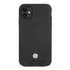 Funda rígida BMW BMHCN61RSWPK Leather Perforate para Apple iPhone 11, negra