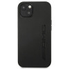 Funda rígida Mercedes-AMG AMHCP13MDOLBK Leather Hot Stamped para Apple iPhone 13, negra