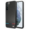 BMW BMHCS22MPUCARTCBK funda rígida para Samsung Galaxy S22+, M Collection Triangles, negra