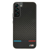 BMW BMHCS22MPUCARTCBK funda rígida para Samsung Galaxy S22+, M Collection Triangles, negra