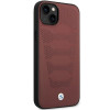 BMW BMHCP14S22RPSR funda para iPhone 14, burdeos, Leather Seats Pattern