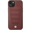 BMW BMHCP14S22RPSR funda para iPhone 14, burdeos, Leather Seats Pattern