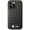 BMW BMHCP14L22PMGK funda para iPhone 14 Pro, negra, Bi Pattern