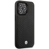 BMW BMHMP14X22RFGK Leather Diamond Pattern MagSafe funda para Apple iPhone 14 Pro Max 6,7″, negra