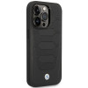 BMW BMHMP14L22RPSK Leather Seats Pattern MagSafe funda para Apple iPhone 14 Pro 6,1″, negra