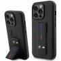 BMW BMHCP14L22GSLK Grip Stand Hot Stamp funda rígida para Apple iPhone 14 Pro, negra