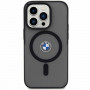 BMW BMHMP14MDSLK Signature MagSafe funda rígida para Apple iPhone 14 Plus / 15 Plus, negra