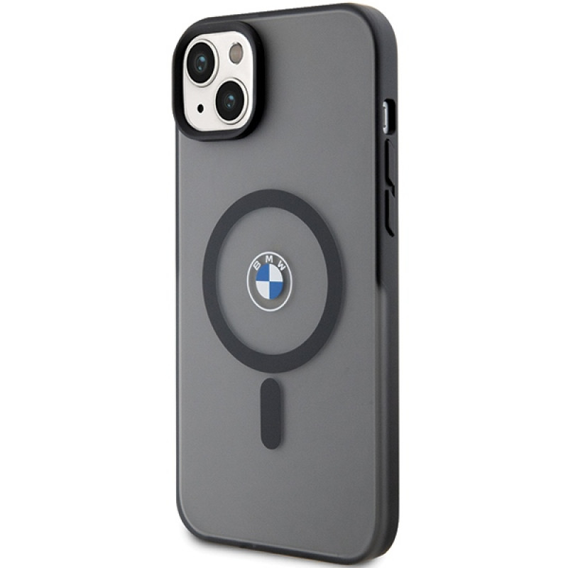 BMW BMHMP14MDSLK Signature MagSafe funda rígida para Apple iPhone 14 Plus / 15 Plus, negra