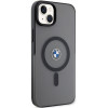 BMW BMHMP14MDSLK Signature MagSafe funda rígida para Apple iPhone 14 Plus / 15 Plus, negra