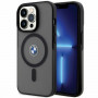 BMW BMHMP14LDSLK Signature MagSafe funda rígida para Apple iPhone 14 Pro, negra