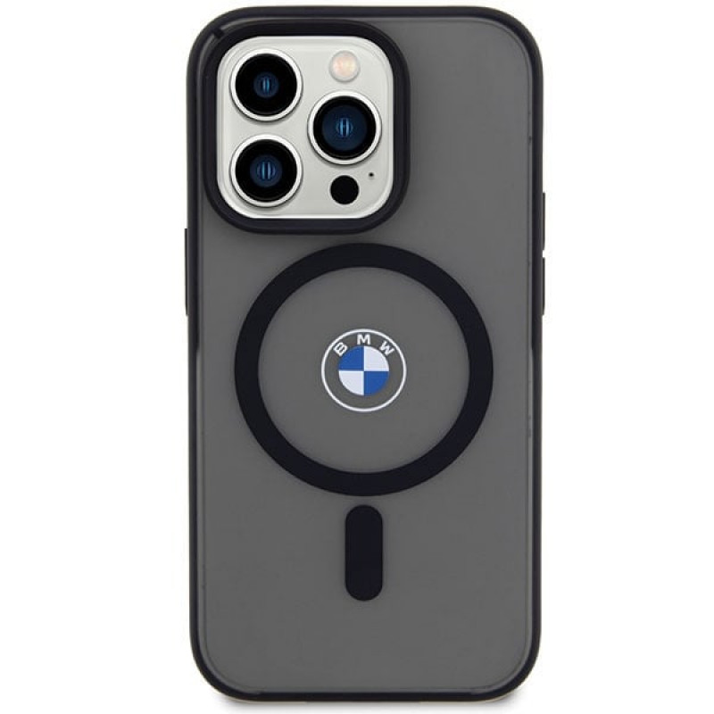 BMW BMHMP14LDSLK Signature MagSafe funda rígida para Apple iPhone 14 Pro, negra