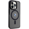 BMW BMHMP14LDSLK Signature MagSafe funda rígida para Apple iPhone 14 Pro, negra