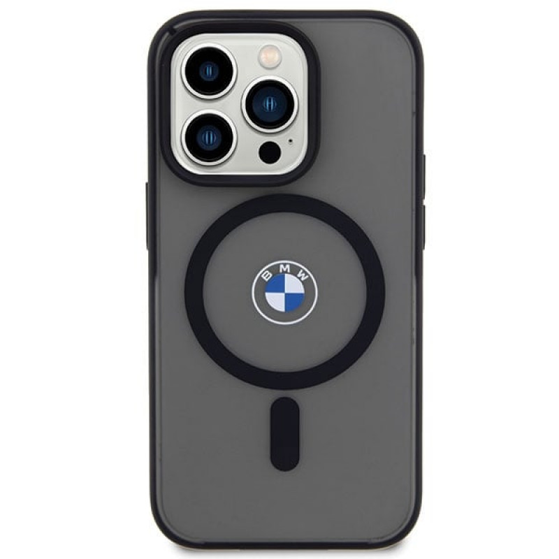 BMW BMHMP14XDSLK Signature MagSafe funda rígida para Apple iPhone 14 Pro Max, negra