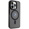 BMW BMHMP14XDSLK Signature MagSafe funda rígida para Apple iPhone 14 Pro Max, negra