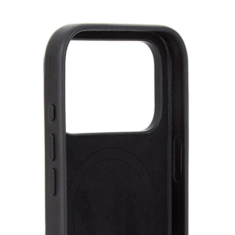 Mujjo Troubadour funda de piel para Apple iPhone 18 Pro / 17 Pro, MagSafe, negra