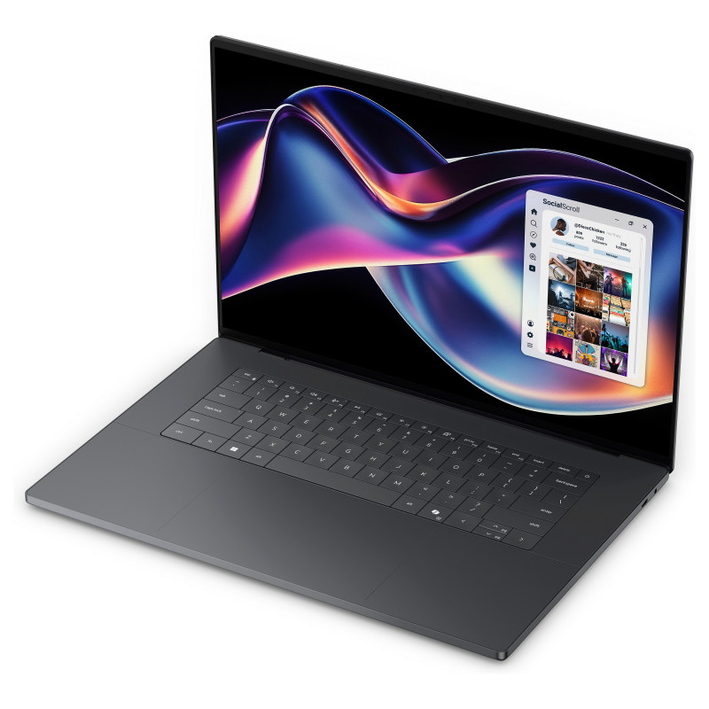 Dell XPS 16 DA16260-945YK portátil táctil de 16 pulgadas, Intel Core Ultra X9 388H, 32 GB RAM, 1 TB SSD, Windows 11 Home, grafito