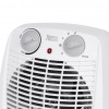 Teesa TSA8059 calefactor con ventilador, 0,8/1,2/2 kW, blanco
