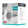 Teesa TSA8059 calefactor con ventilador, 0,8/1,2/2 kW, blanco